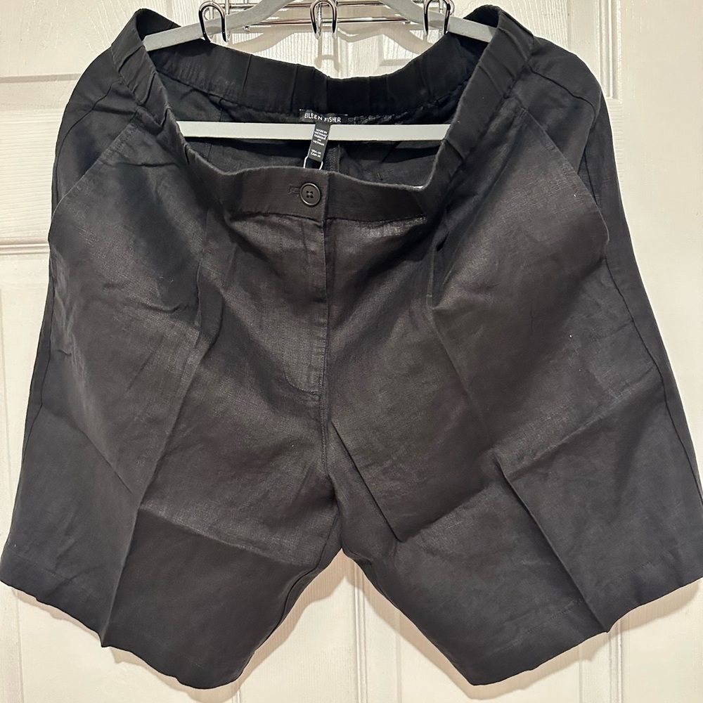 Eileen Fisher Charcoal Women's Bermudas